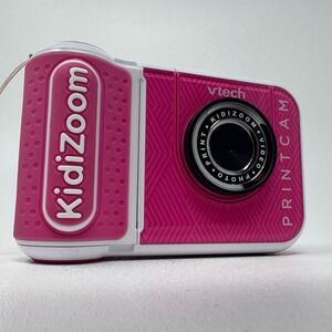 VTech KidiZoom PrintCam Digital Camera for Kids Pink with 32GB MicroSD Card